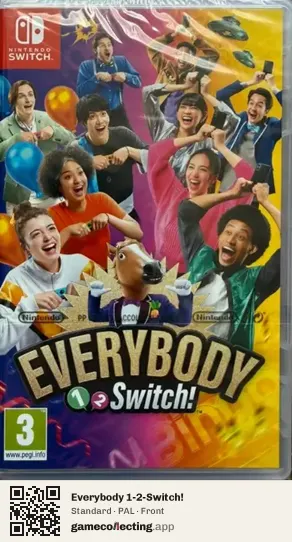 Everybody 1-2-Switch! Nintendo Switch, PAL box front