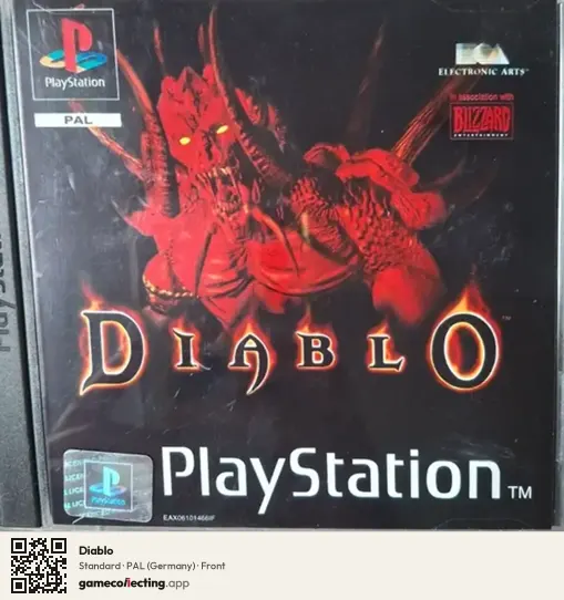 Diablo PlayStation, Germany box front