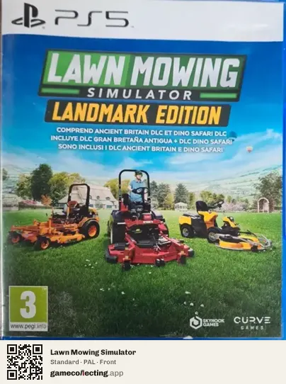 Lawn Mowing Simulator PlayStation 5, PAL box front
