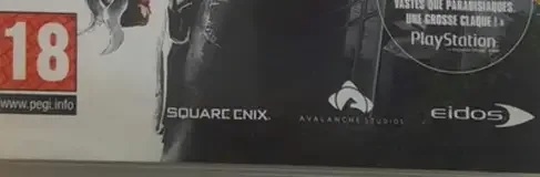Just Cause 2, the PEGI square on its front