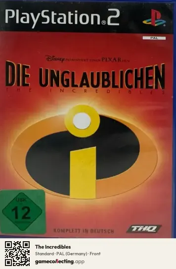 The Incredibles PlayStation 2, Germany box front