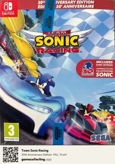 Team Sonic Racing Nintendo Switch, PAL box front