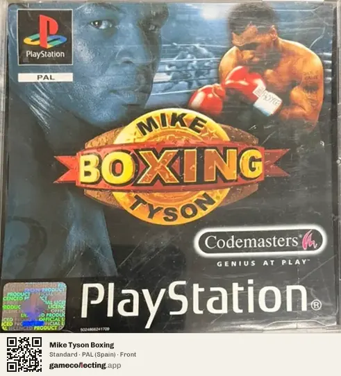 Mike Tyson Boxing PlayStation, Spain box front