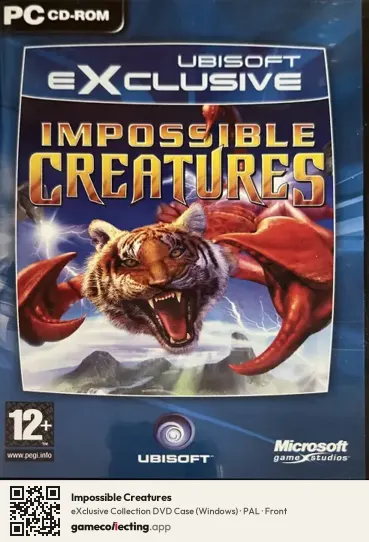 Impossible Creatures Computer, PAL box front
