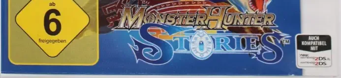 Monster Hunter Stories, the USK square on its front