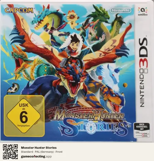 Monster Hunter Stories Nintendo 3DS, Germany box front