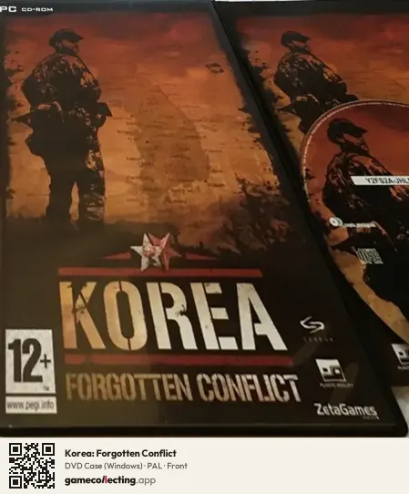 Korea: Forgotten Conflict Computer, PAL box front