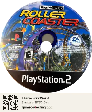 Theme Park World PlayStation 2, NTSC disc