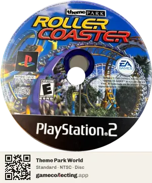 Theme Park World PlayStation 2, NTSC disc