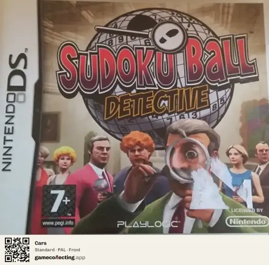 Cars Nintendo DS, PAL box front