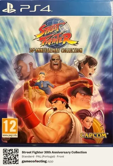 Street Fighter 30th Anniversary Collection PlayStation 4, Portugal box front