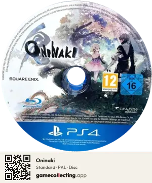 Oninaki PlayStation 4, PAL disc