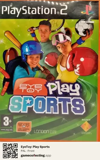 EyeToy: Play Sports PlayStation 2, PAL box front