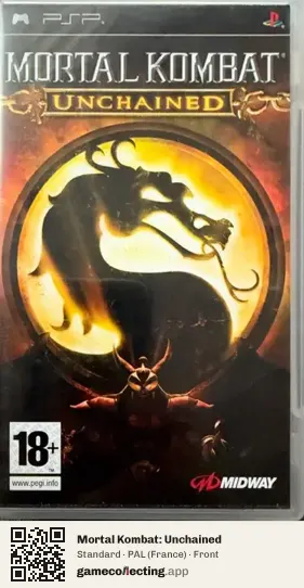 Mortal Kombat: Unchained PlayStation Portable, France box front