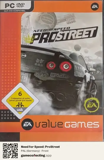 Need for Speed: ProStreet Computer, Germany box front