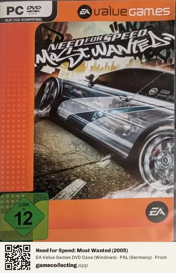 Need for Speed: Most Wanted (2005) Computer, Germany box front