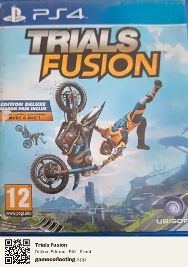 Trials Fusion PlayStation 4, PAL box front