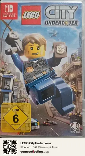 LEGO City Undercover Nintendo Switch, Germany box front