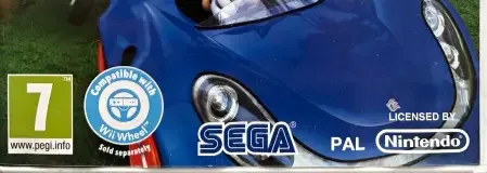 Sonic & Sega All-Stars Racing, the USK square on its front