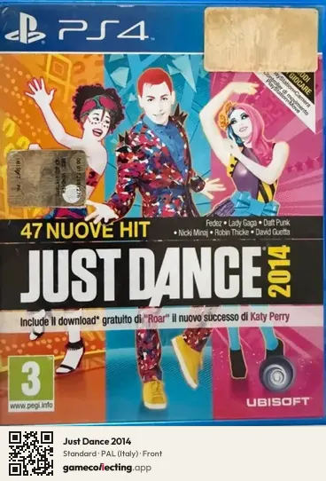 Just Dance 2014 PlayStation 4, Italy box front