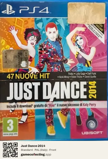 Just Dance 2014 PlayStation 4, Italy box front