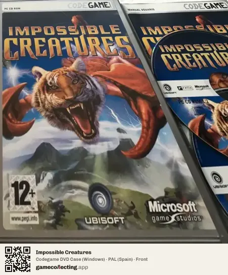 Impossible Creatures Computer, Spain box front
