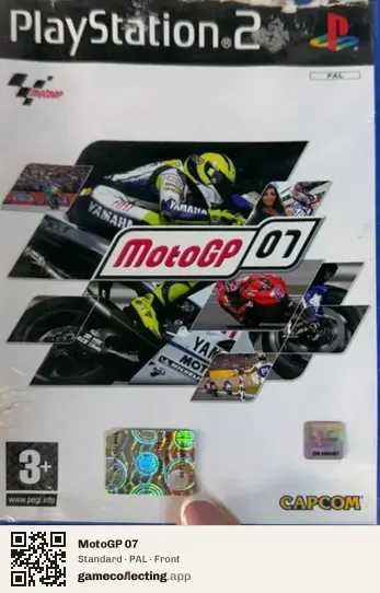 MotoGP 07 PlayStation 2, PAL box front