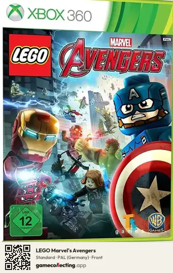 LEGO Marvel's Avengers Xbox 360, Germany box front