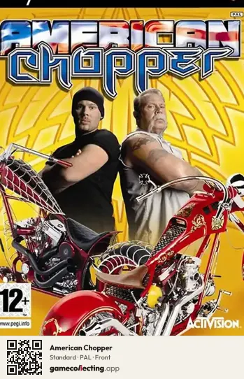American Chopper PlayStation 2, PAL box front