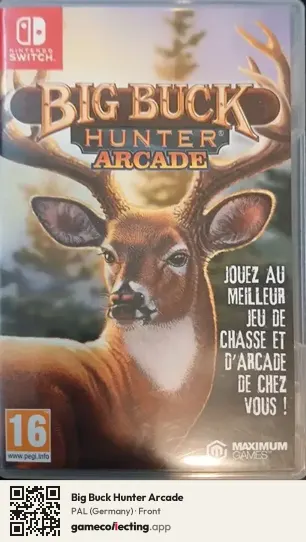 Big Buck Hunter Arcade Nintendo Switch, Germany box front