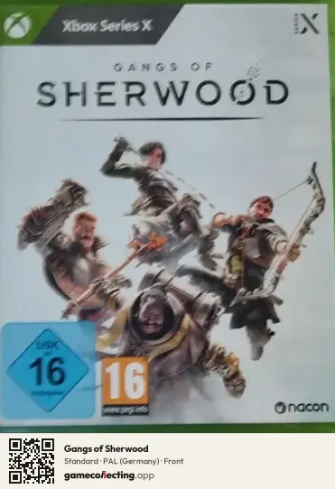 Gangs of Sherwood Xbox Series X, Germany box front