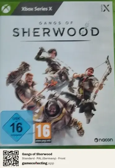 Gangs of Sherwood Xbox Series X, Germany box front