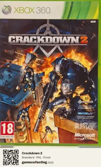 Crackdown 2 Xbox 360, PAL box front