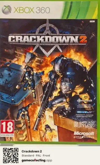 Crackdown 2 Xbox 360, PAL box front