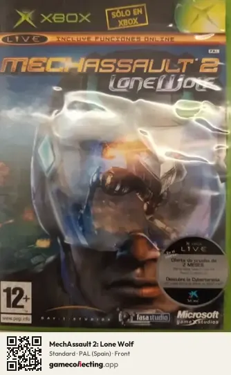 MechAssault 2: Lone Wolf Xbox, Spain box front