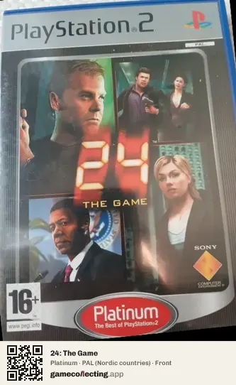 24: The Game PlayStation 2, Nordic countries box front