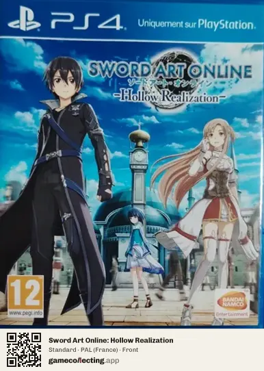 Sword Art Online: Hollow Realization PlayStation 4, France box front