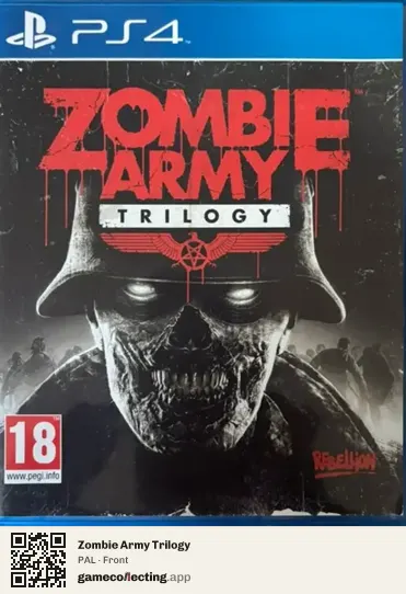 Zombie Army Trilogy PlayStation 4, PAL box front