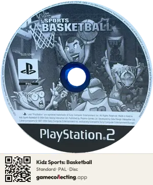 Kidz Sports: Basketball PlayStation 2, PAL disc
