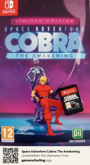 Space Adventure Cobra: The Awakening Nintendo Switch, Germany box front