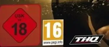 UFC Undisputed 2010, the PEGI square on its front
