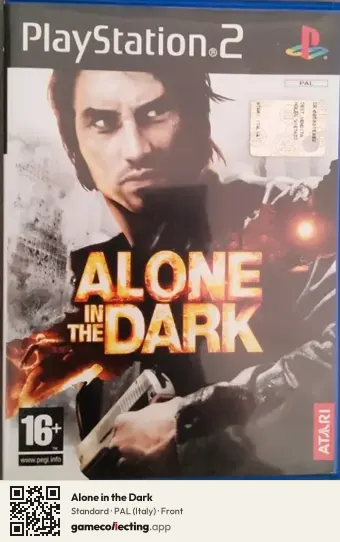 Alone in the Dark PlayStation 2, Italy box front