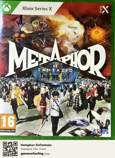 Metaphor: ReFantazio Xbox Series X, PAL box front