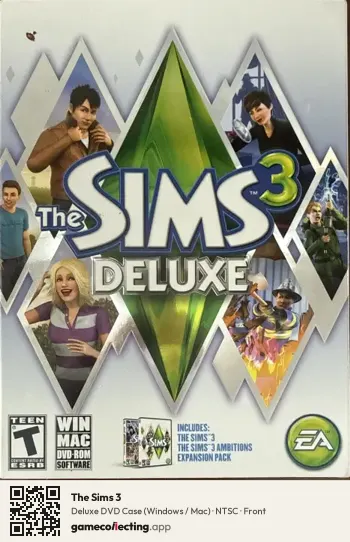 The Sims 3 Computer, NTSC box front