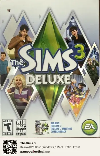The Sims 3 Computer, NTSC box front