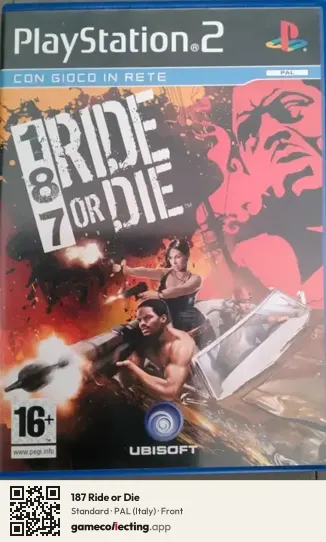 187 Ride or Die PlayStation 2, Italy box front