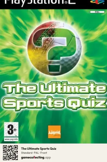The Ultimate Sports Quiz PlayStation 2, PAL box front