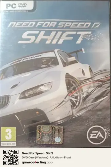 Need for Speed: Shift Computer, Italy box front