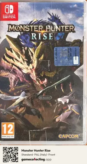 Monster Hunter Rise Nintendo Switch, Italy box front