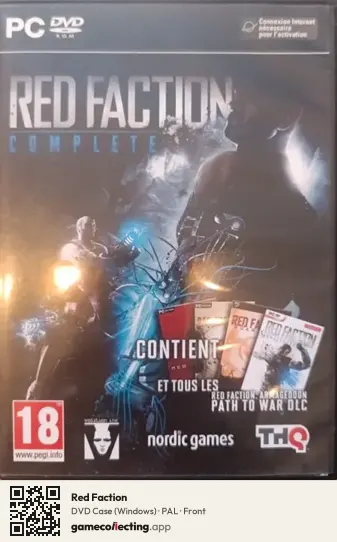 Red Faction Computer, PAL box front